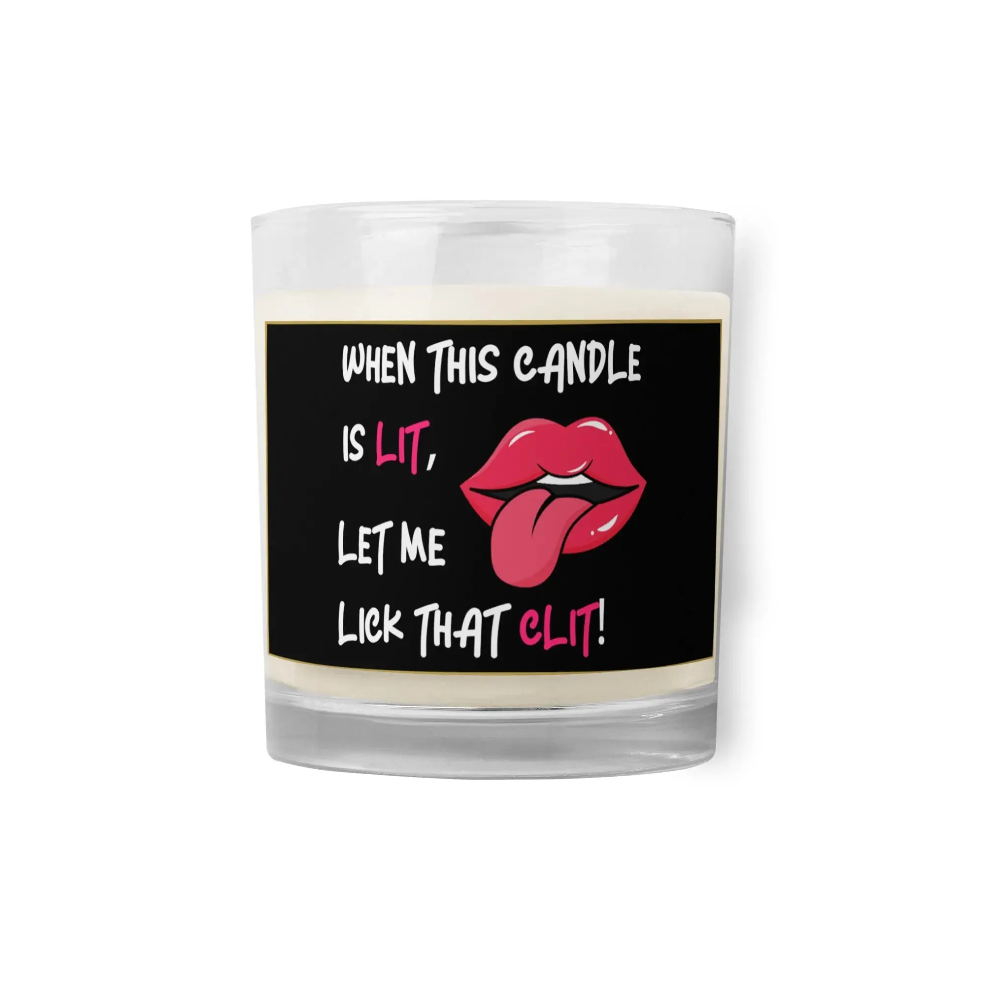 When This Candle Is Lit, let Me Lick That Cl!t! Adult Candle
