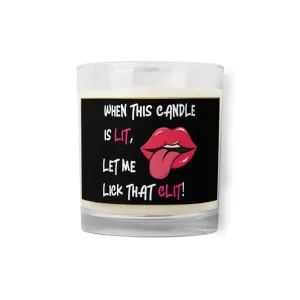 When This Candle Is Lit, let Me Lick That Cl!t! Adult Candle