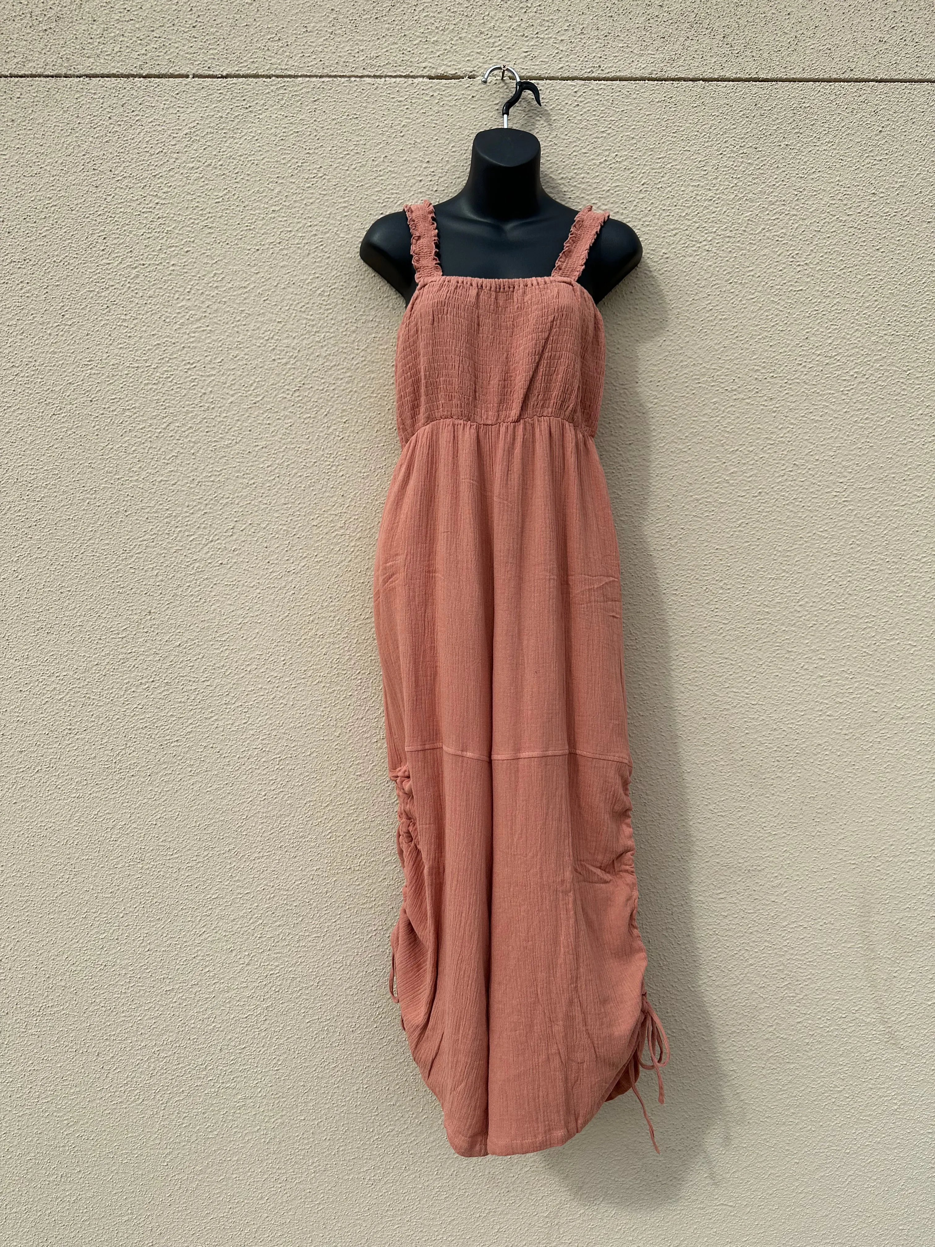 Wide Leg Gauze Jumpsuit