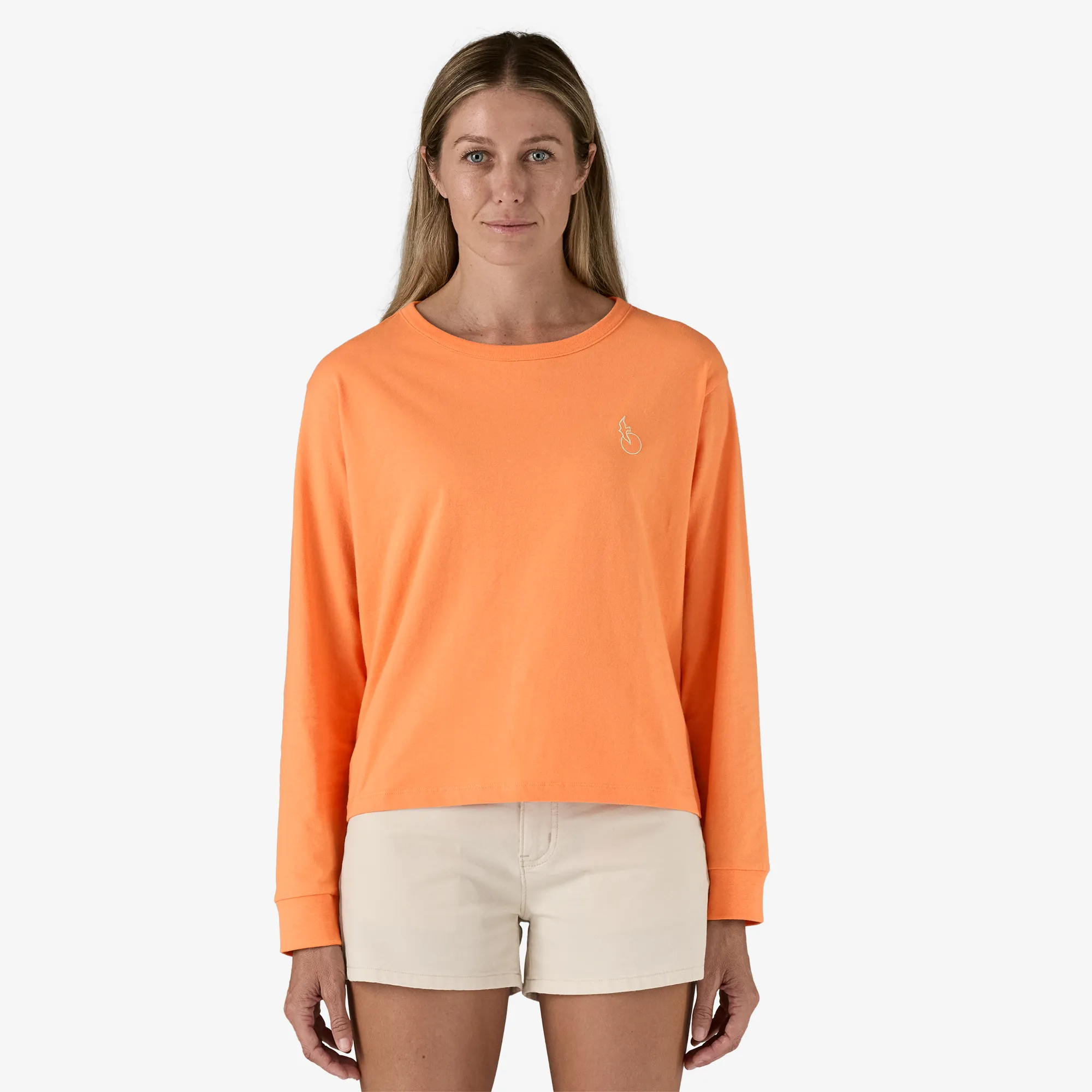 Women's Long-Sleeved Swell Drifter Easy-Cut Organic T-Shirt