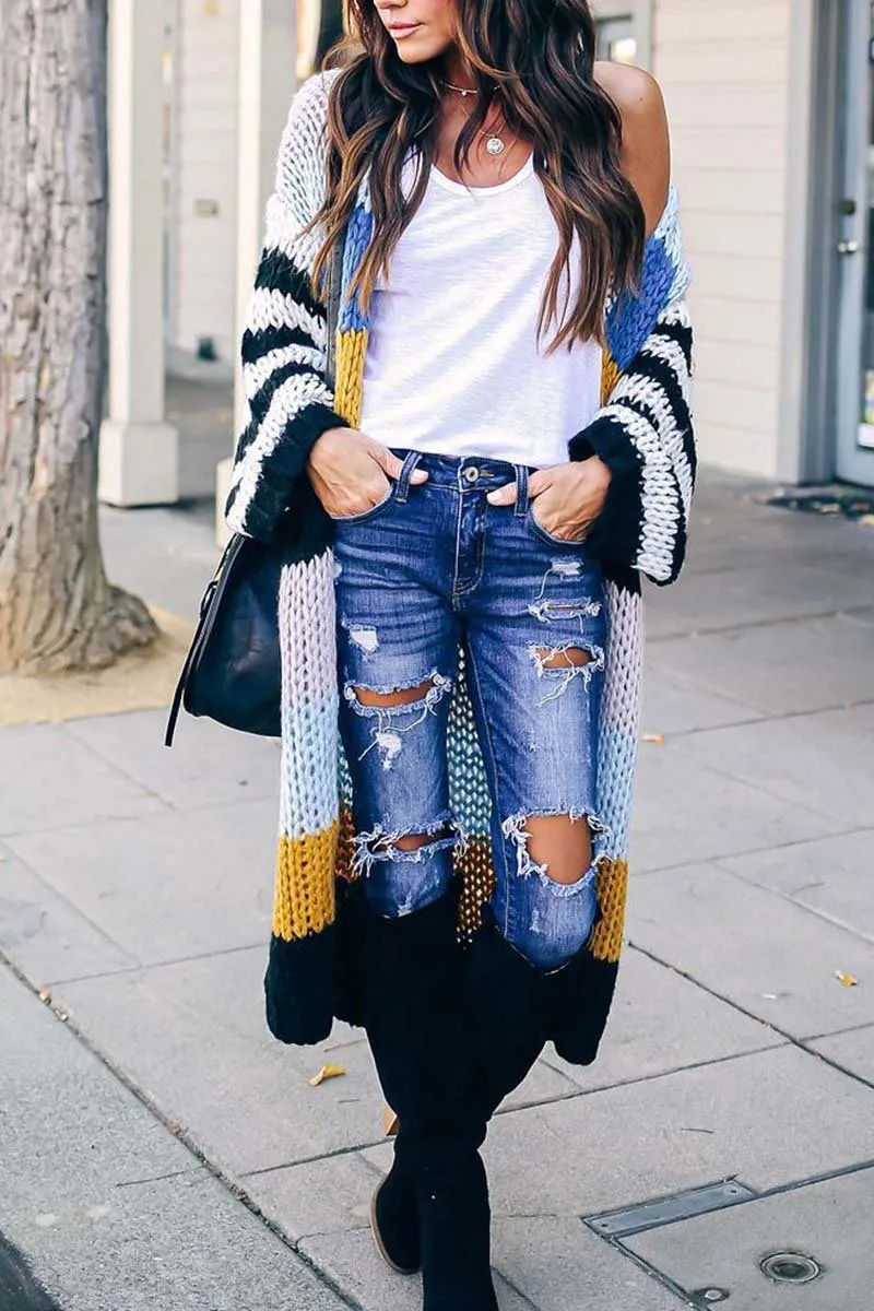 Xieyinshe Xieyinshe Knitted Cardigan Sweaters