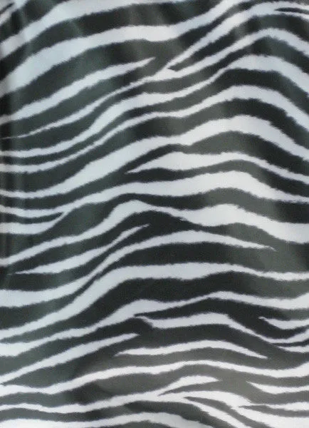 Zebra Black Unisex Stylist Hair Salon Groomer Shirt Medium
